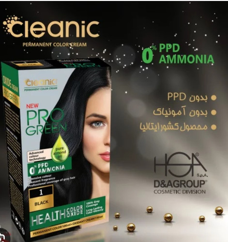 رنگ مو کیلینیک کیندی دارای روغن بادام فاقد آمونیاک