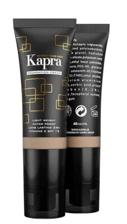 کرم پودر تیوپی کاپرا سازگاری با پوست چرب و مستعد آکنه