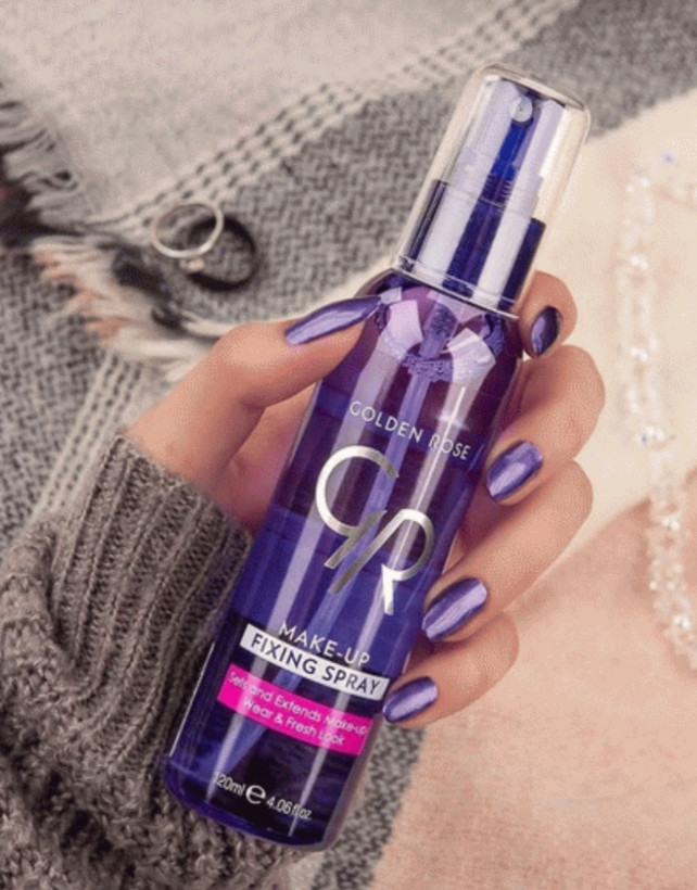اسپری تثبیت کننده گلدن رز جلوگیری از پاک شدن و مات شدن آرایش