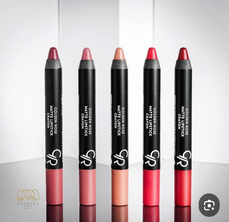 رژ لب مدادی گلدن رز حاوی ویتامین E و روغن آووکادو