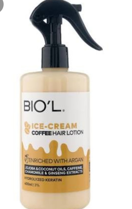 لوسیون مو بستنی قهوه بیول تقویت کننده .مرطوب کننده و احیا کننده مو