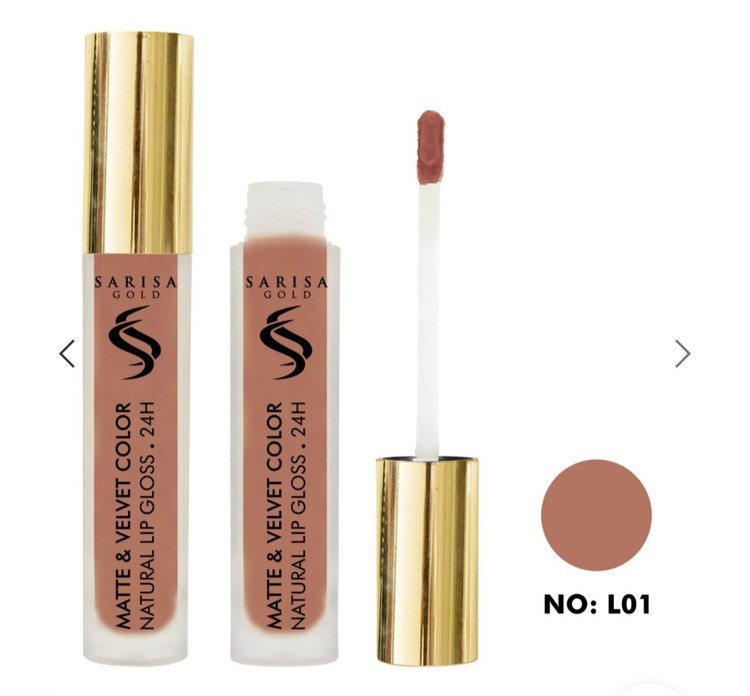 رژلب مایع مات ساریسا گلد مرطوب کننده و جلوگیری از خشکی لب