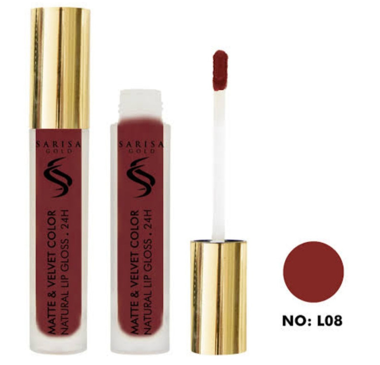 رژلب مایع مات ساریسا گلد فاقد پارابن و مواد حساسیت زا