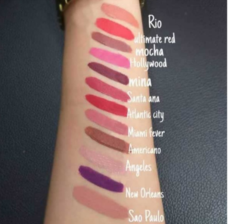 رژلب مایع بادوام فرانسیس در رنگ بندی کاربردی جاوه ای مات و مخملی