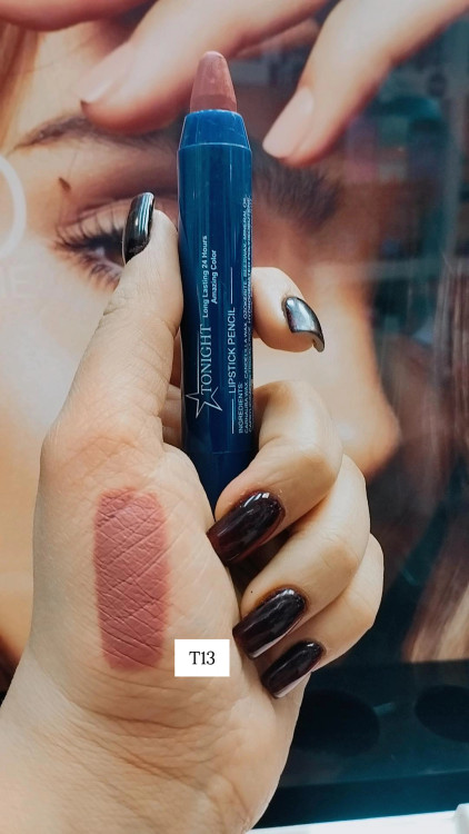 رژلب مدادی پیچی تونایت شماره t13