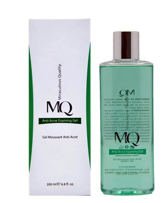ژل فومی ام کیو پوست آکنه دار
