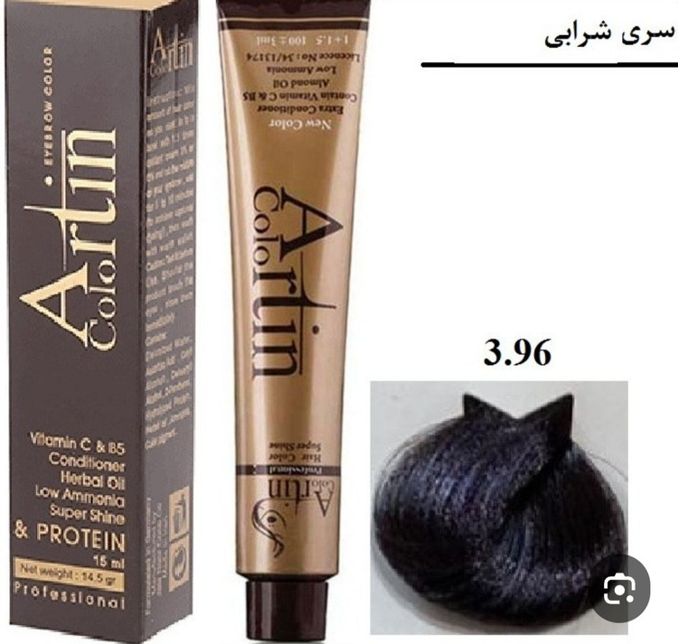 رنگ مو آرتین شماره ۳.۹۶ شرابی تیره