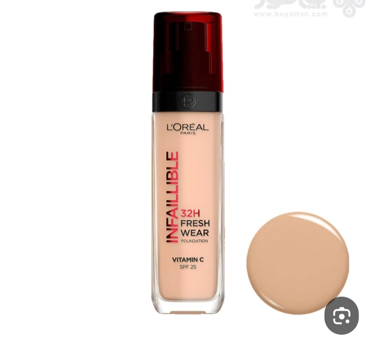 کرم پودر شیشه ای ۳۲ساعته شماره ۱۴۵