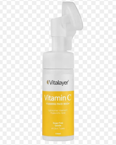 فوم شستشو ویتالیر روشن کننده پوست دارای فیس براش سیلیکونی