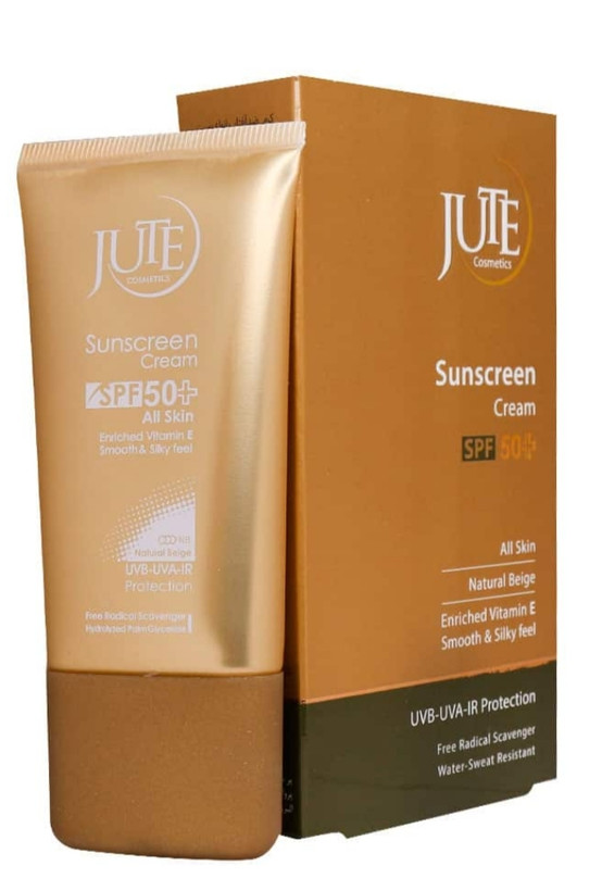 کرم ضدآفتاب ژوت مناسب انواع پوست همراه با بافت ابریشمی و بدون سفیدک