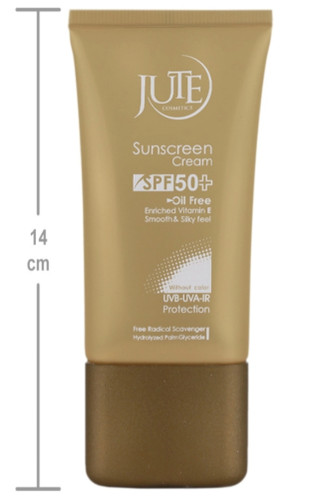 کرم ضدآفتاب ژوت SPF50مناسب پوست چرب با بافت سبک و مخملی
