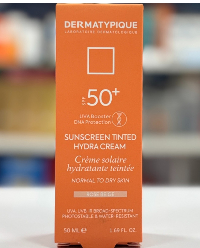 ضدآفتاب رنگی پوست خشک درماتیپیک SPF50(رزبژ)