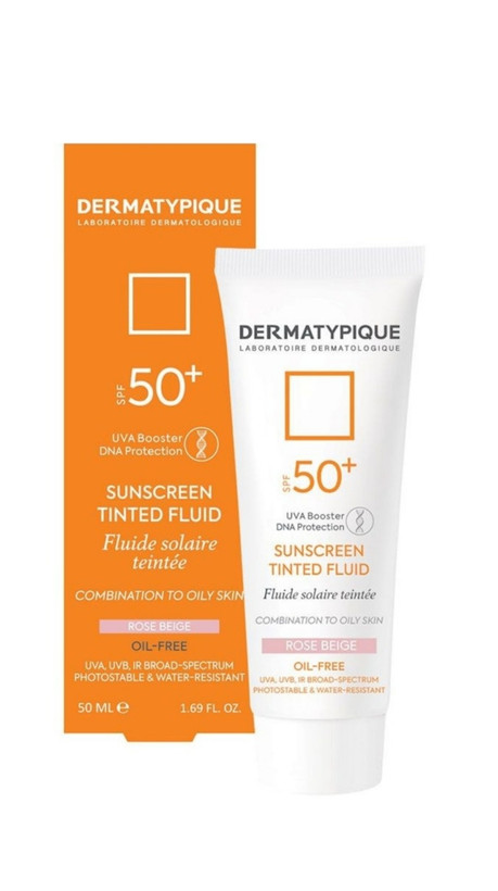 ضدآفتاب رنگی پوست چرب درماتیپیک SPF۵۰(رزبژ)
