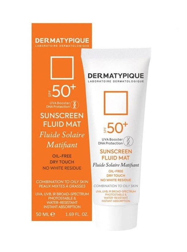 فلوئید ضدآفتاب بی رنگ پوست چرب SPF50 درماتیپیک