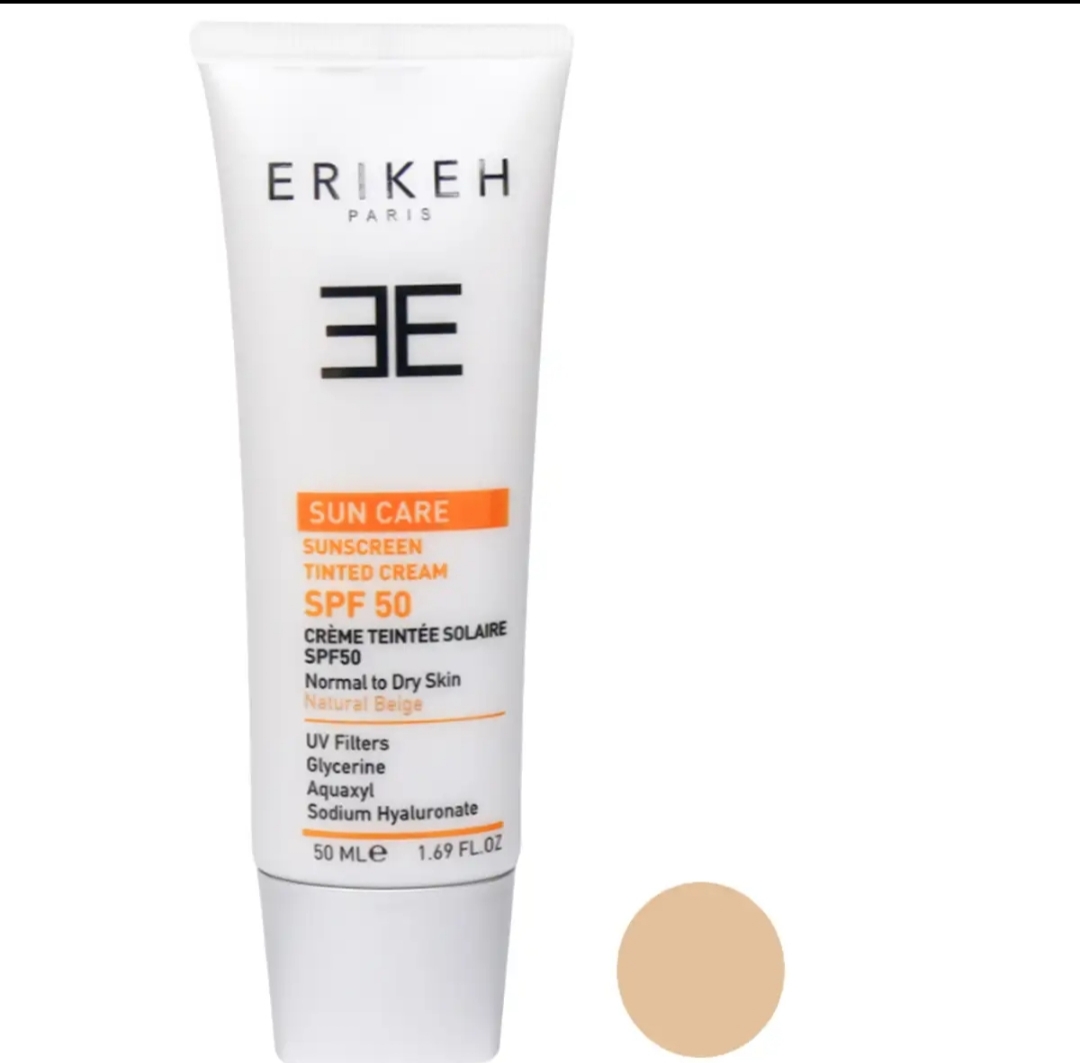 کرم ضدآفتاب مخصوص پوستهای خشک و نرمال رنگ بژ طبیعی