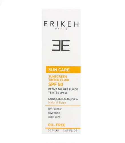 فلوئید ضدآفتاب بژ طبیعی و فاقد چربی SPF50,حجم ۵۰میل