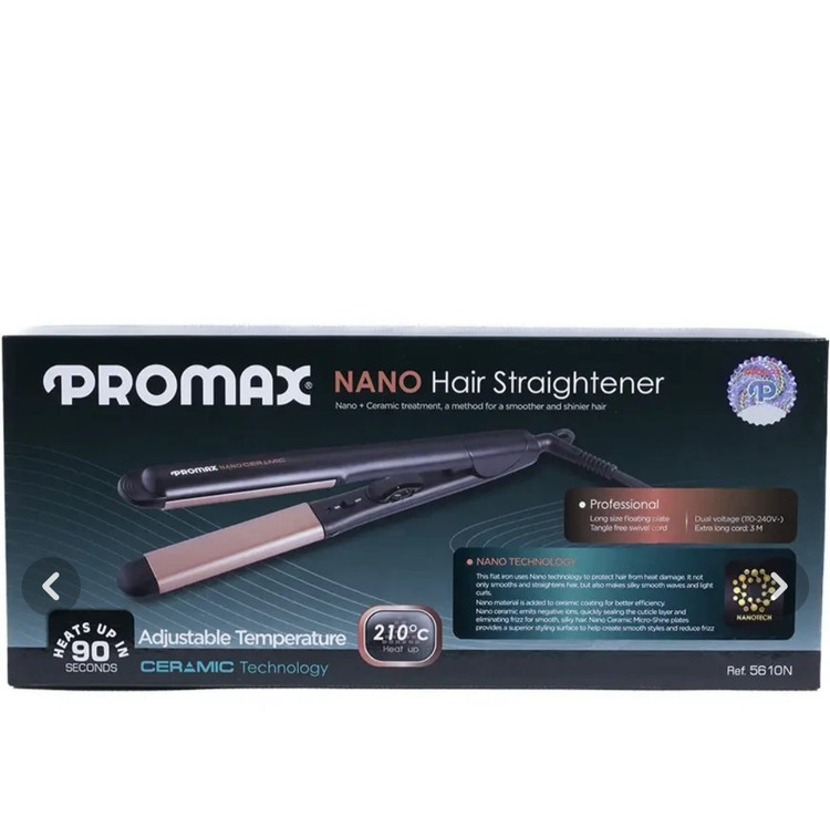 اتو مو نانو سرامیک پرومکس مدل ۵۶۱۰N با دو سال ضمانت