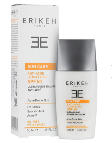 فلوئید ضدآفتاب و ضدجوش بی رنگ SPF50,حجم 50میل