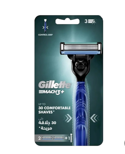 دسته تیغ اصلاح مردانه ژیلت مچتری۳لبه به همراه ۲ یدک