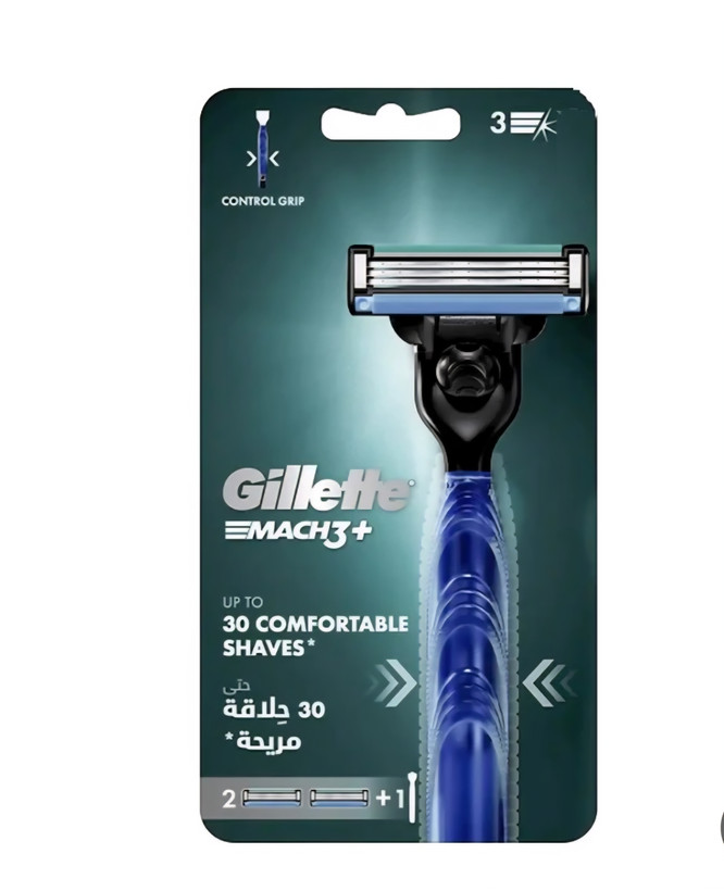 دسته تیغ اصلاح مردانه ژیلت مچتری۳لبه به همراه ۲ یدک