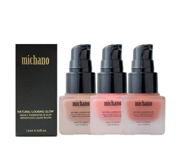 رژگونه مایع میچانو بافت سبک و نرم با حجم ۱۲میل