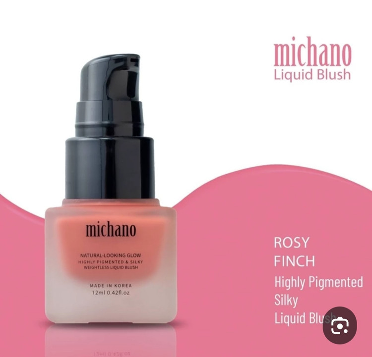 رژگونه مایع میچانو رنگ ROSY FINCH حجم ۱۲میل