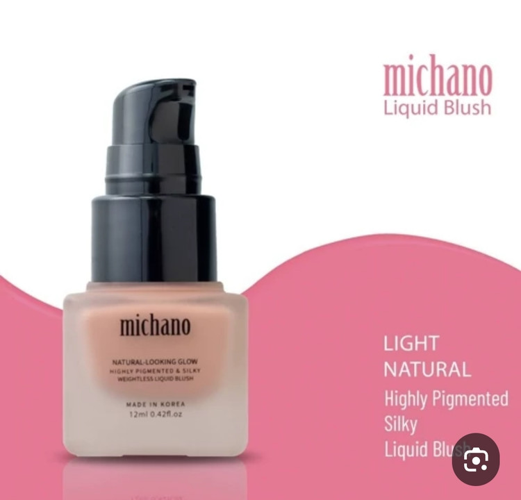 رژگونه مایع میچانو رنگ LIGHT NATURAL حجم ۱۲میل