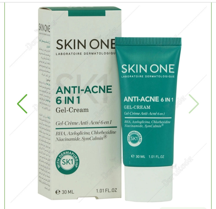 ژل کرم مناسب پوستهای آکنه دار حجم ۳۰میل