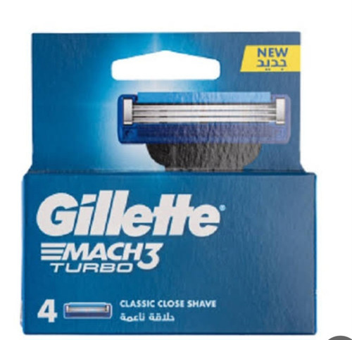 یدک اصلاح تیغ یدک خودتراش ژیلت مدل مچ تری توربو۳ تیغه