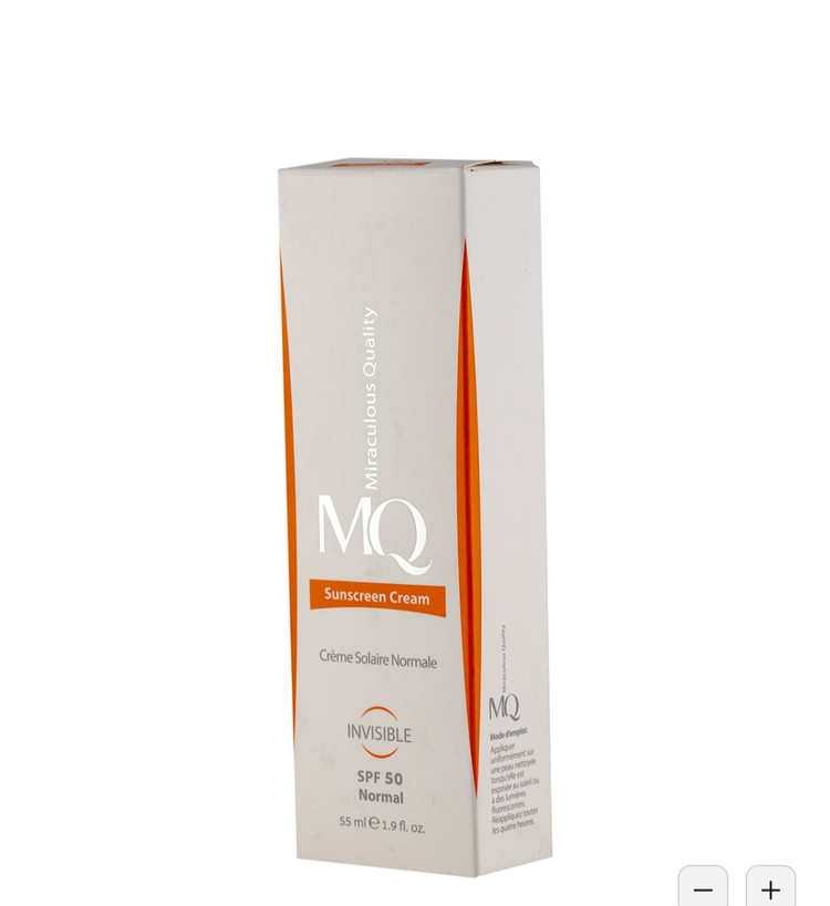 کرم ضدآفتاب بی رنگ ام کیو حجم 55میل