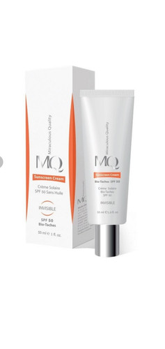 کرم ضدآفتاب روشن کننده بی رنگ ام کیو SPF50