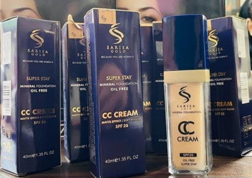 سی سی کرم ساریسا گلد حجم ۴۰میل