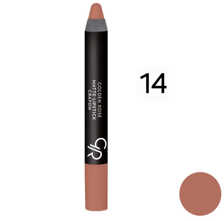 رژ لب مدادی مات گلدن اورجینال حجم ۳.۵گرم