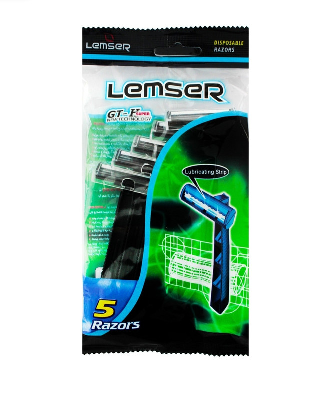 ژیلت ۵عددی لمسر صابون دار