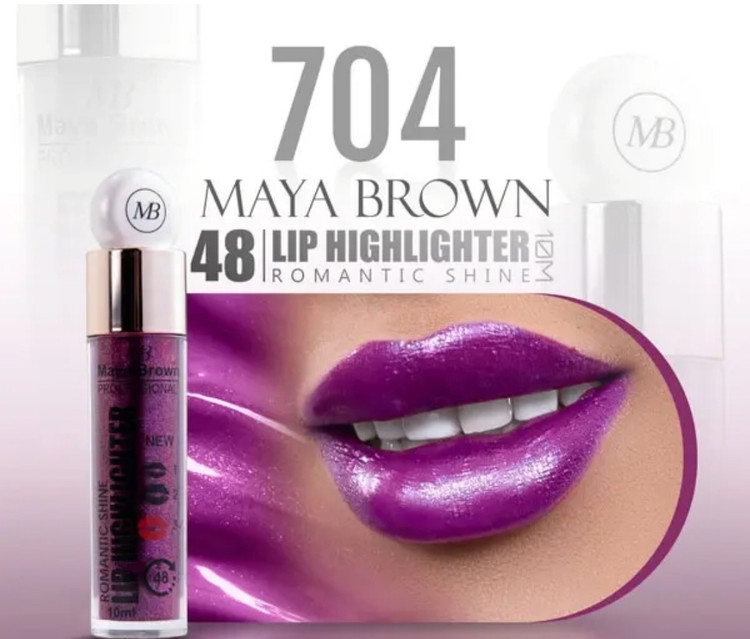 رژلب مایع شاین مایا برون شماره ۷۰۴