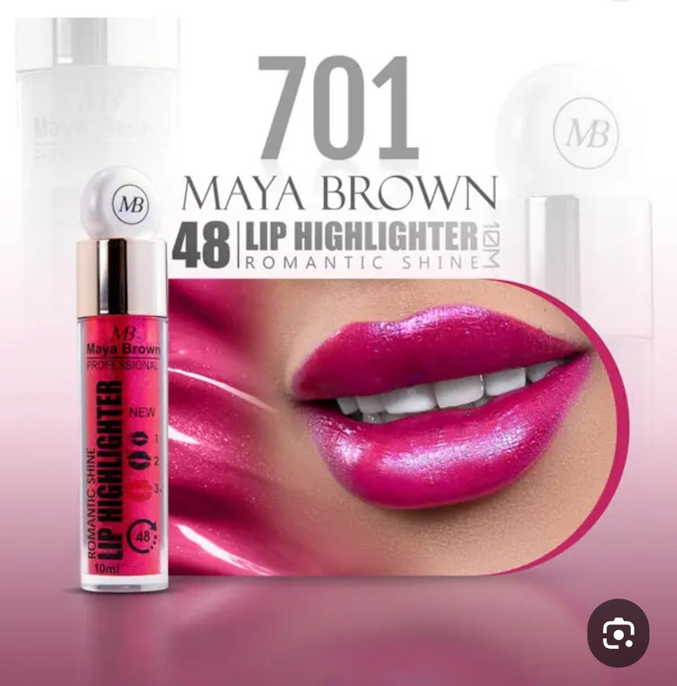 رژلب مایع شاین مایا برون شماره ۷۰۱