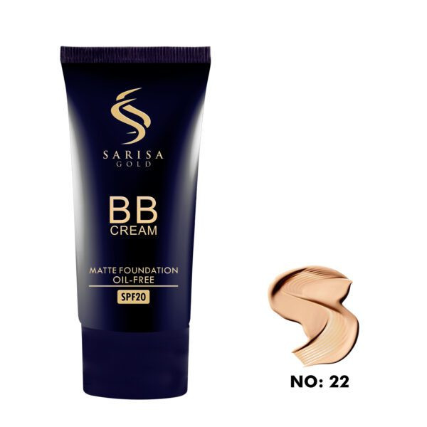 بی بی کرم ساریسا گلدمات فاقدچربی دارای ضدآفتاب SPF20