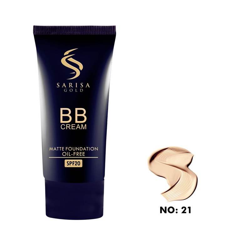 بی بی کرم ساریسا گلدمات فاقدچربی دارای ضدآفتاب SPF20