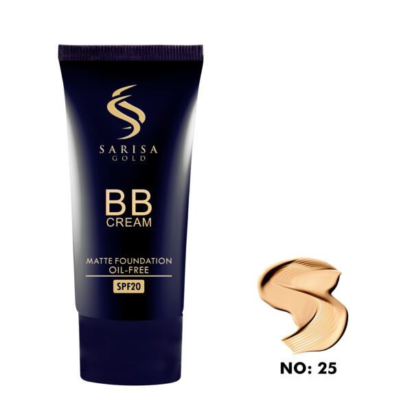 بی بی کرم ساریسا گلدمات فاقدچربی دارای ضدآفتاب SPF20