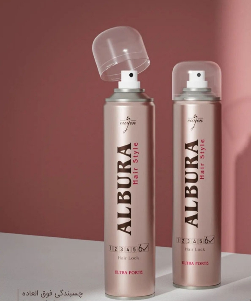 اسپری چسب مو آلبورا