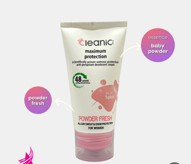 کرم ضدتعریق زنانه تیوپی کلینیک