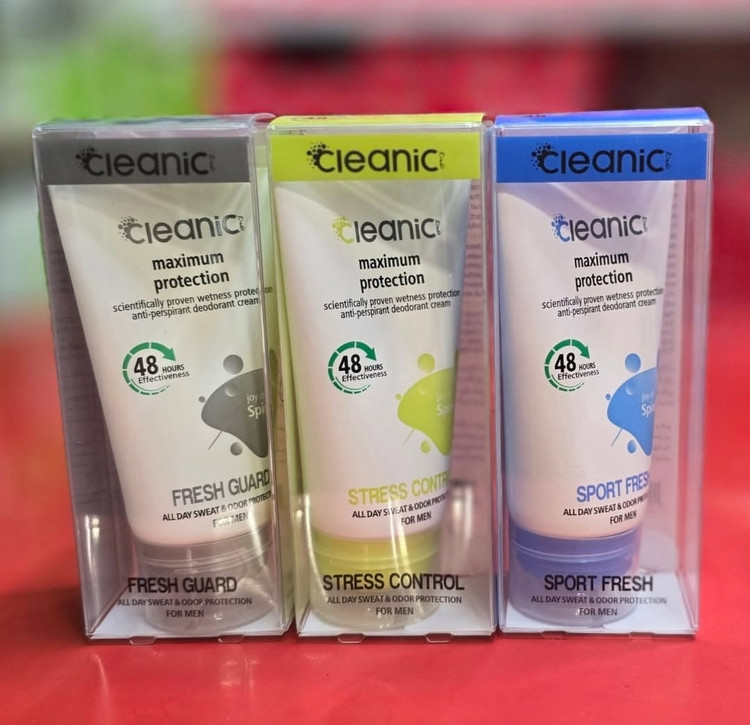 کرم ضد تعریق مردانه تیوپی کلینیک حجم ۶۰میل