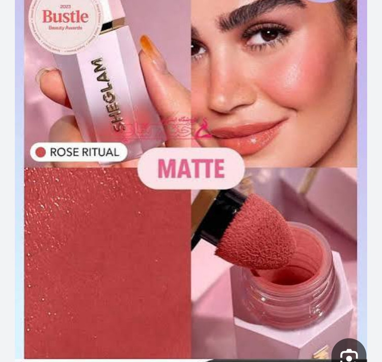 رژگونه مایع مات