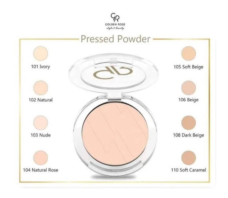 پنکک فشرده طلایی گلدن فشرده SPF 15 ویتامین Eحجم ۱۲.۷گرم