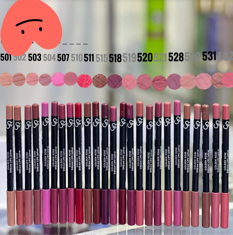 خط لب (مدادلب) گلدن با بافت نرم و مخملی اورجینال وزن۳گرم