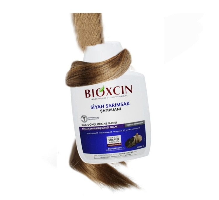شامپو موهای تقویت کننده حاوی عصاره سیر سیاه
