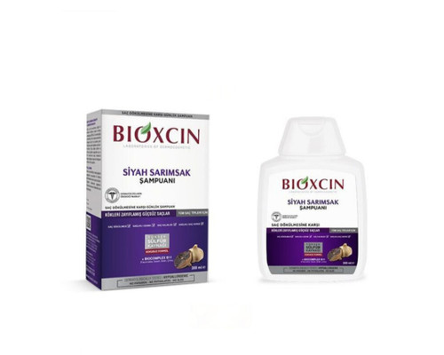 شامپو تقویت کننده و ضد ریزش مو حاوی عصاره سیر سیاه