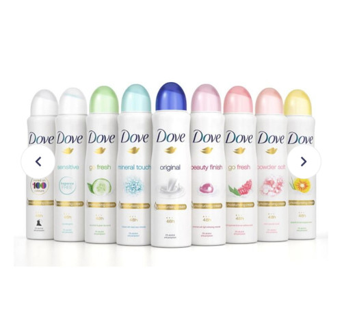 اسپری دئودورانت زنانه داو