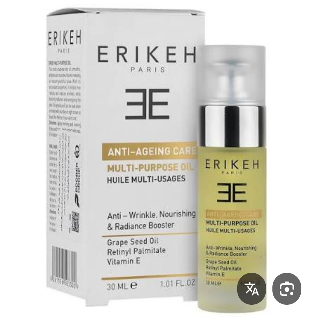روغن آنتی اکسیدان و ضد چروک اریکه حجم 30ml