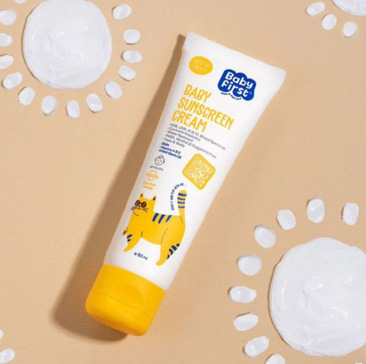 کرم ضدآفتاب کودکان بیبی فرست SPF30،حجم ۵۰میل